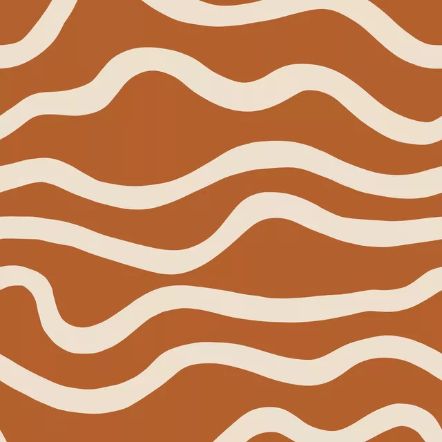 Bettwäsche Wellen orange