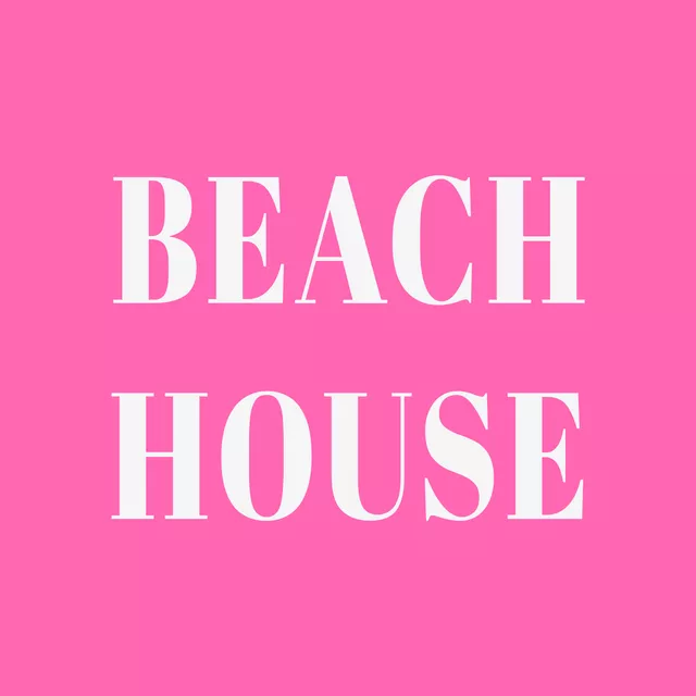 Kissen Beach House hot pink