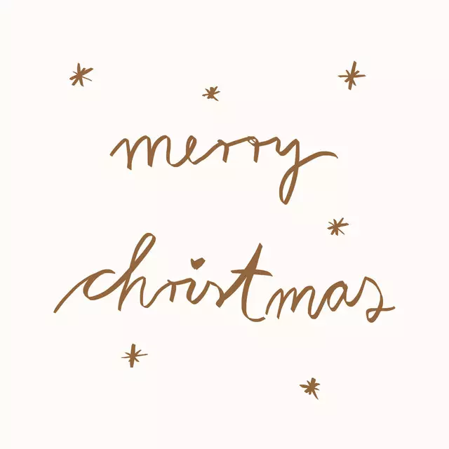 Servietten Merry christmas