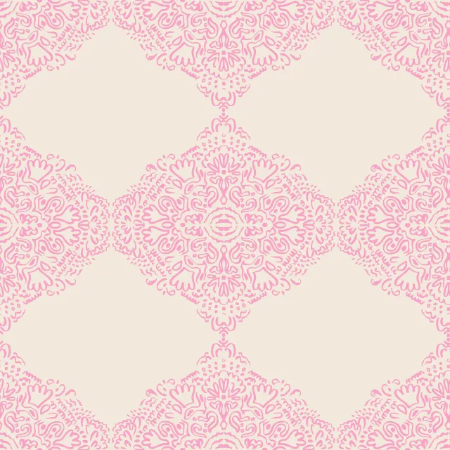 Raffrollo Ornament pink