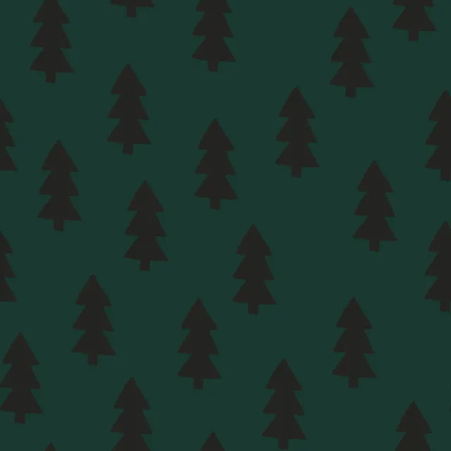 Bettwäsche Mistletoe Tanne Grün Schwarz