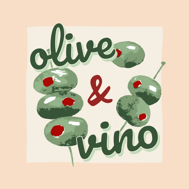 Servietten Olive & Vino