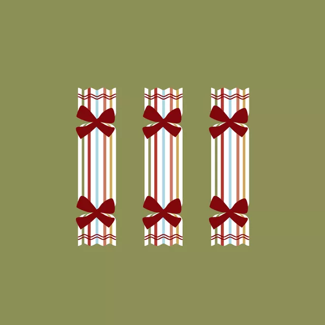 Kissen Bonbons for Christmas Green