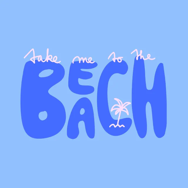 Kissen Take me to the beach