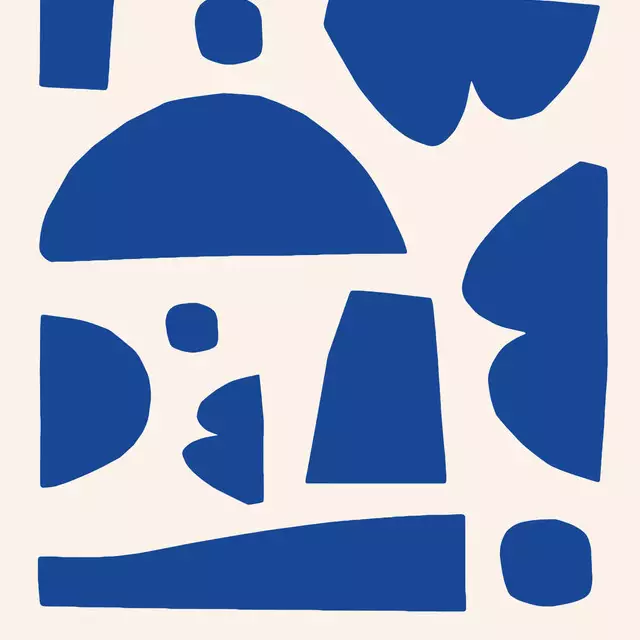 Bodenkissen Blue Carnaval