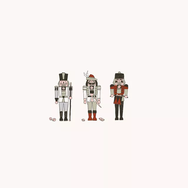 Tischset Nussknacker bunt