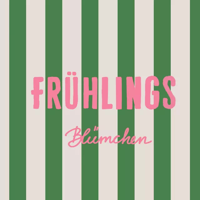 Kissen Frühlingsblümchen Streifen