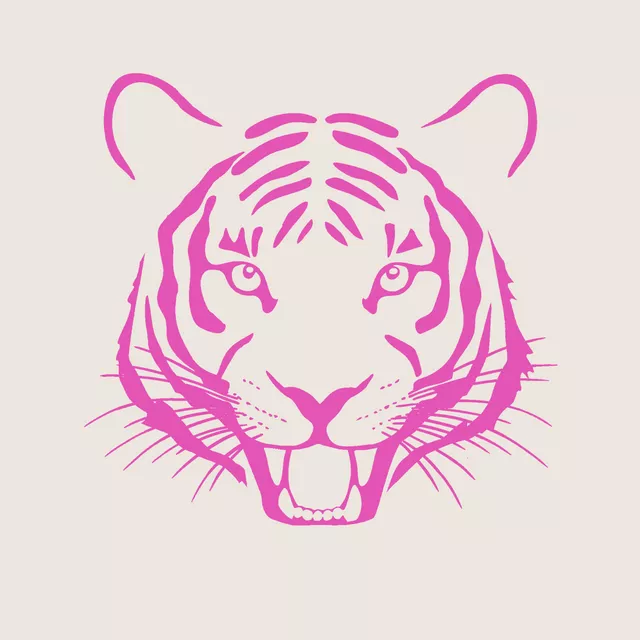 Geschirrtuch Tiger Pink