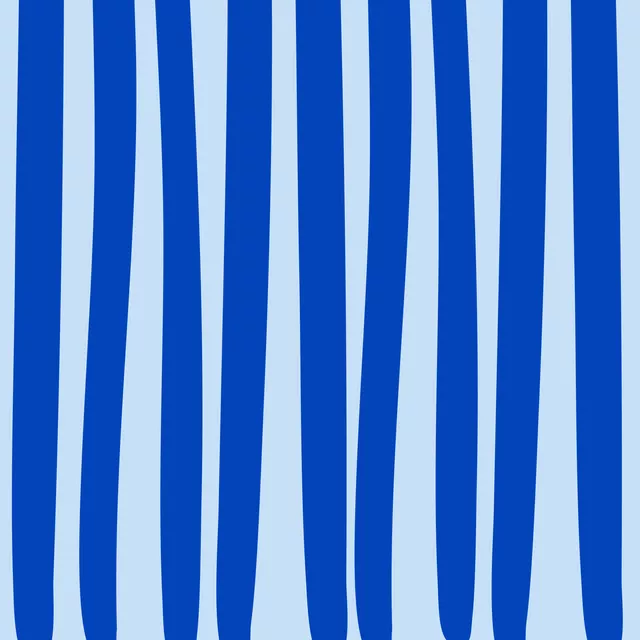Kissen Stripes Blau