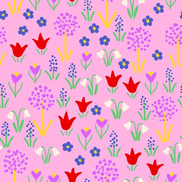 Bankauflage Frühlingswiese