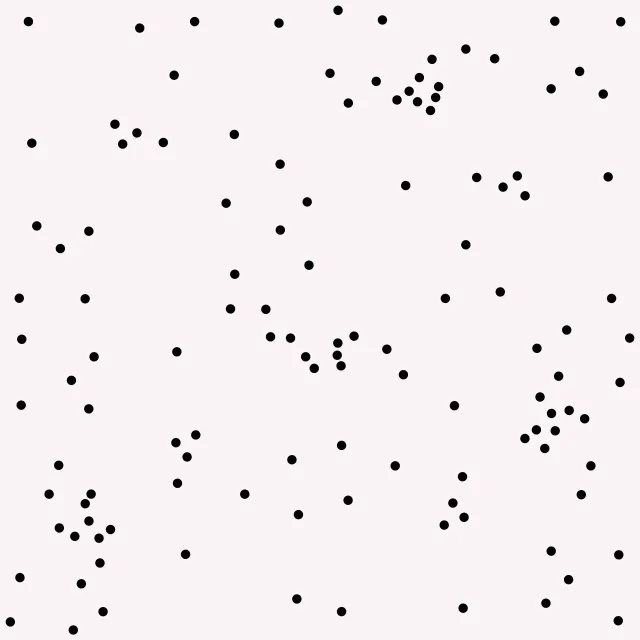 Servietten Gestreute Punkte Schwarz