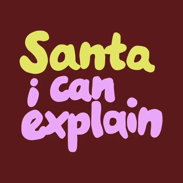 Kissen Santa I Can Explain 2