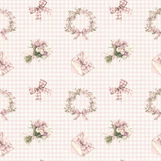 Geschirrtuch Coquette Gingham Rosa Spring