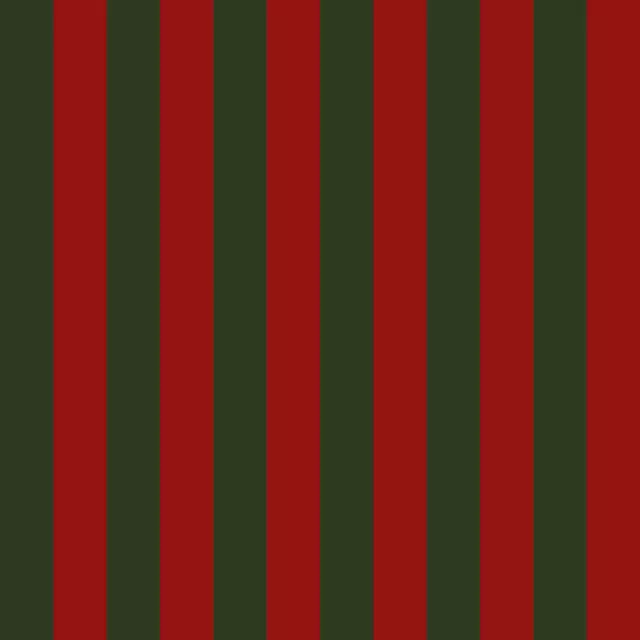 Kissen Streifen rot-grün