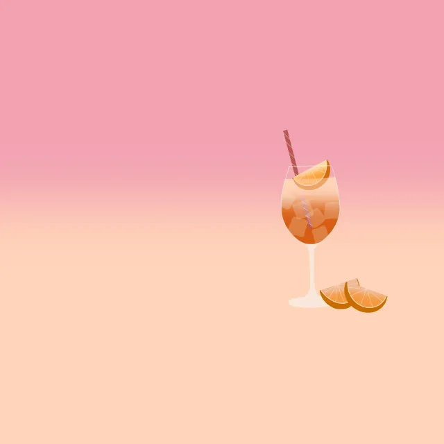 Tischset Spritz Verlauf Rosa