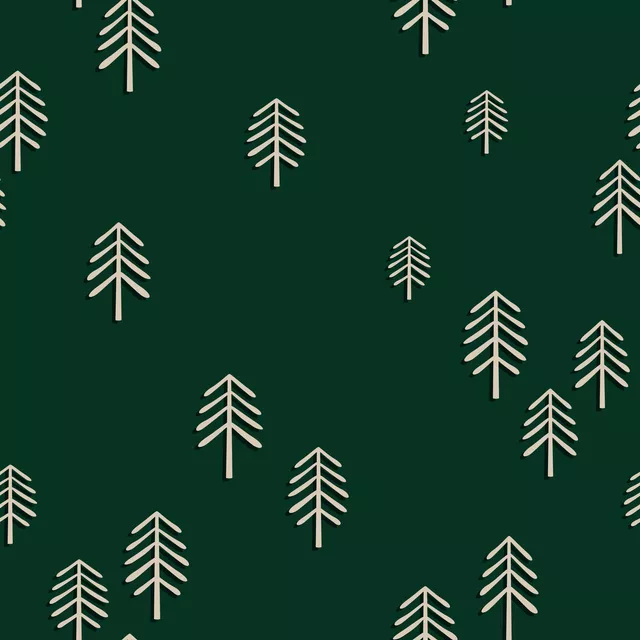 Kissen Fir Trees pine green