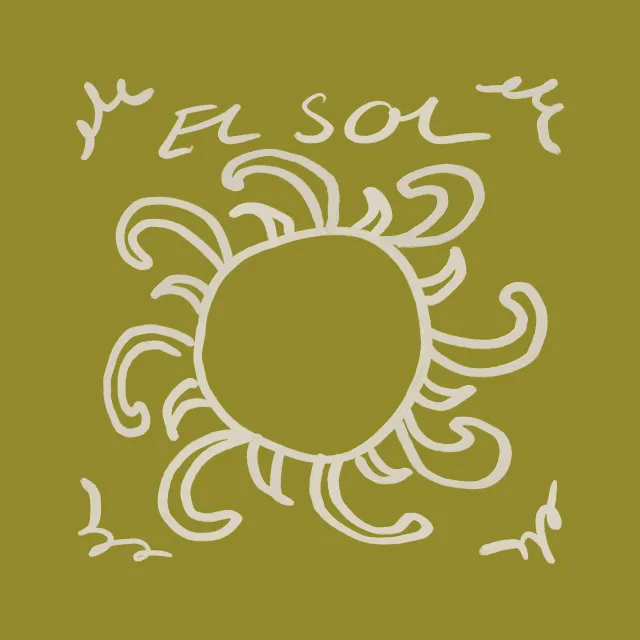 Kissen El Sol Chartreuse