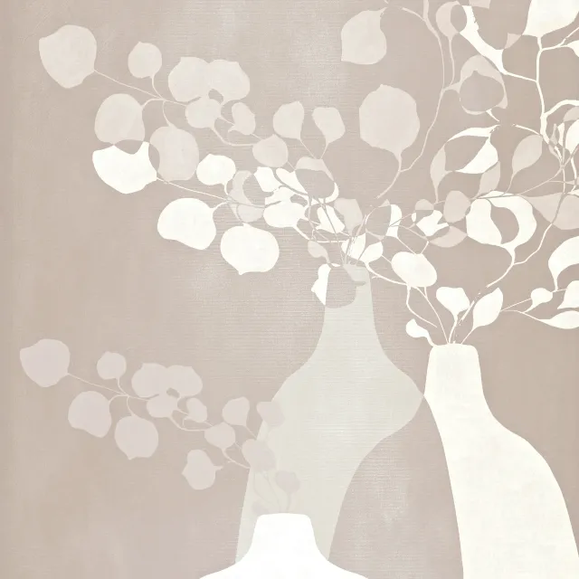 Kissen Abstrakte Blumen Modern