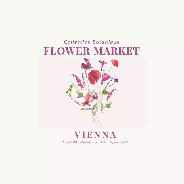 Tischset Flower Market Vienna