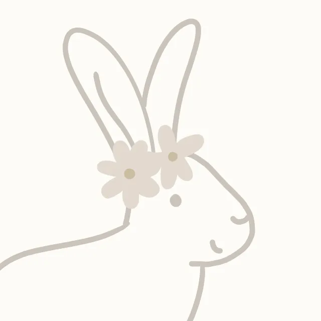 Kissen Freundlicher Hase 1