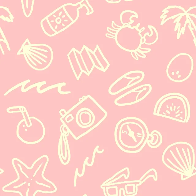 Servietten Roadtrip Essentials Rosa