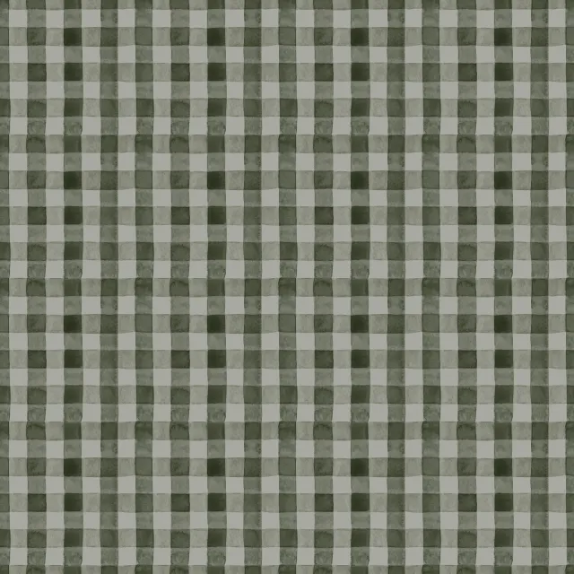 Bankauflage Winter Weihnacht Grün Kariert