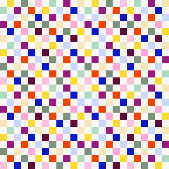 Dekovorhang Kacheln bunt