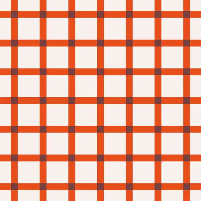 Bodenkissen Karos hoch zwei | beige-rot