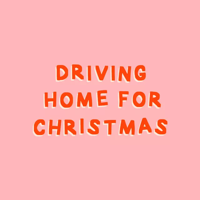Kissen Driving Home for Christmas