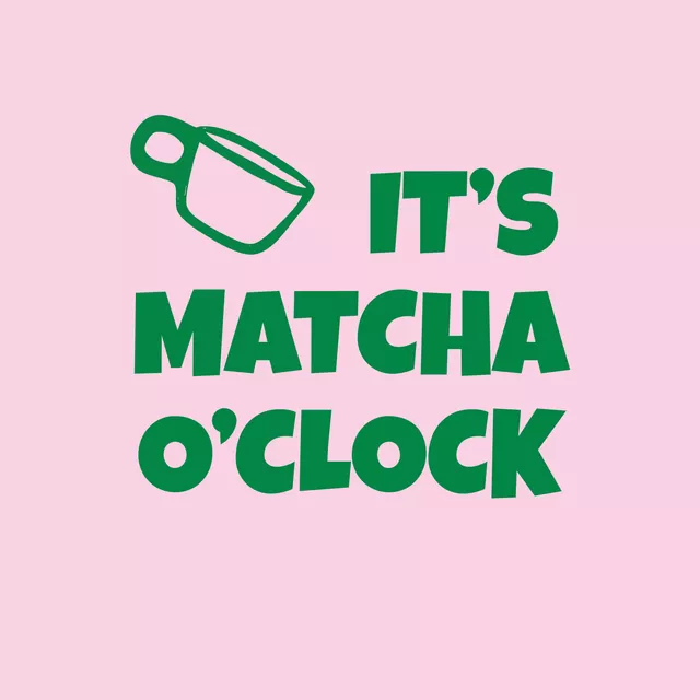 Kissen It's Matcha o'clock