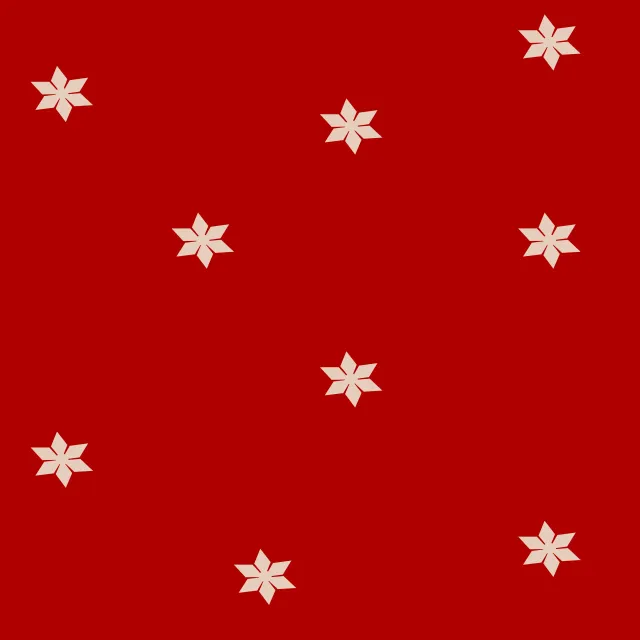 Tischdecke Weihnachtsrot Sterne Beige