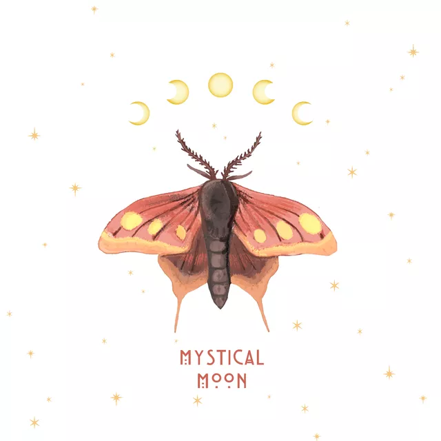 Servietten Mystical Moth