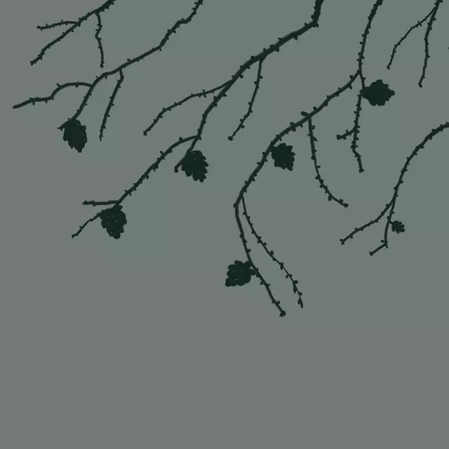 Servietten Grøn Lærk