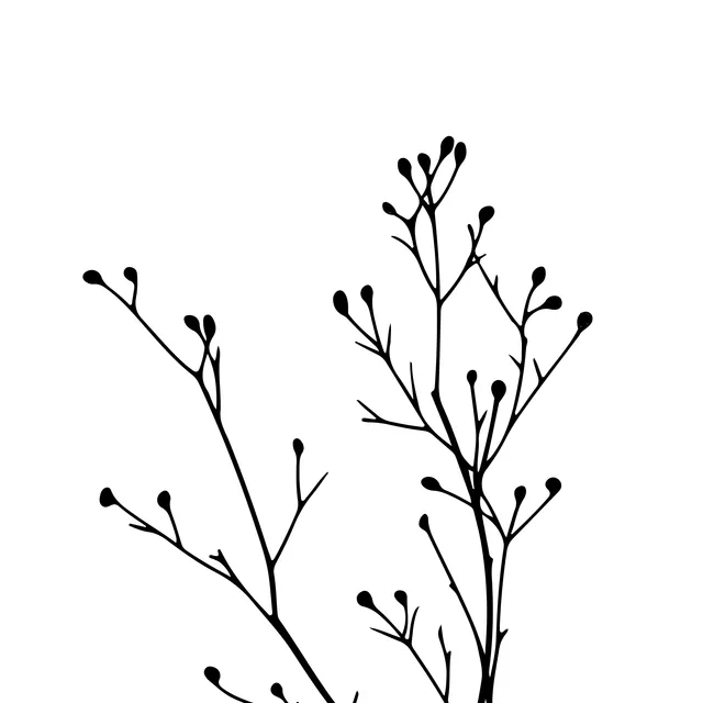 Kissen Delicate Spring Wildflowers IV