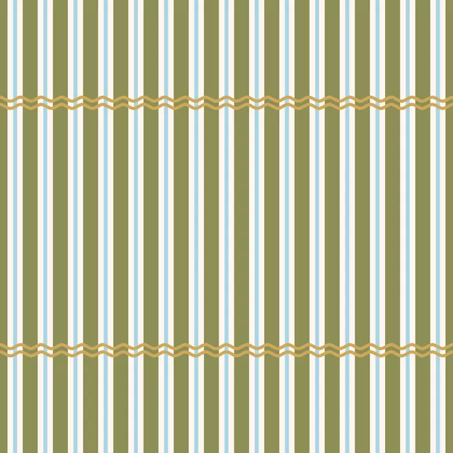 Kissen Striped Christmas Gold