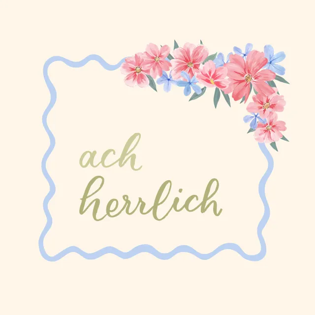 Kissen ach herrlich Blumen