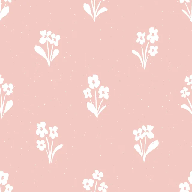 Raffrollo Cottagecore Floral Blush