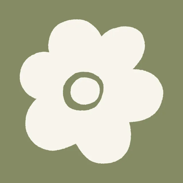 Servietten Große Kirschblüte auf Grün