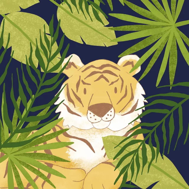 Kissen Tiger in the Jungle