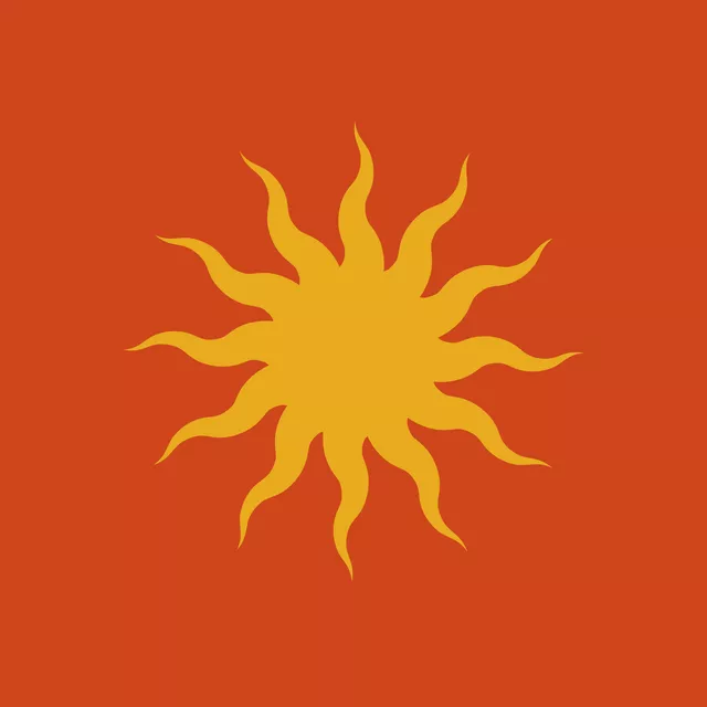 Kissen Sonne 1 Wendemotiv