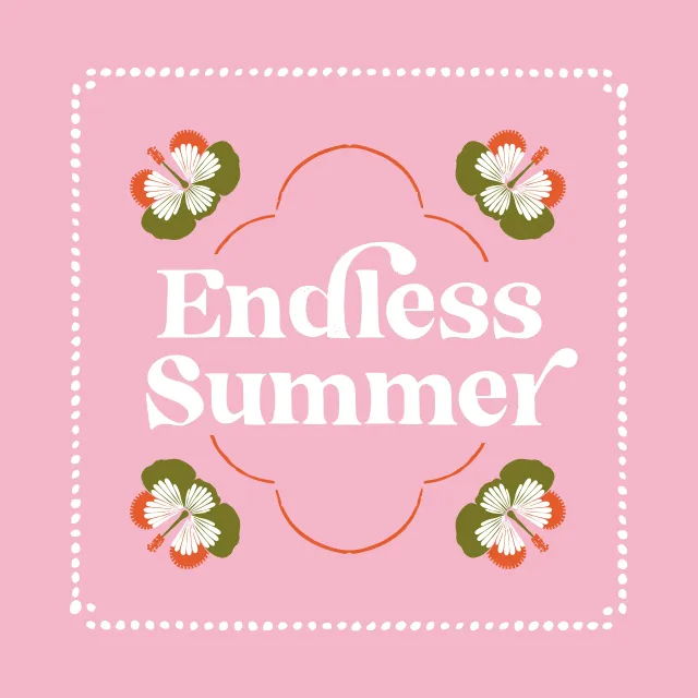 Sitzkissen Endless Summer rosa