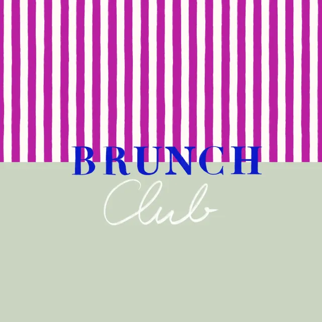 Servietten Brunch Club Burgundy Mint