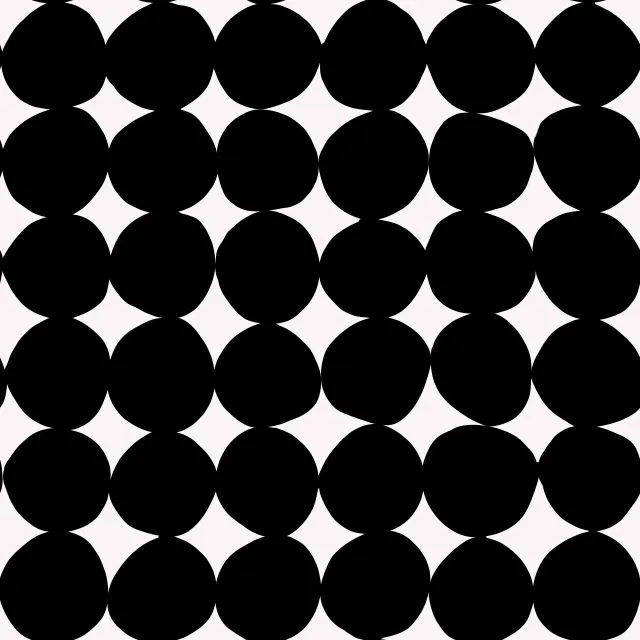 Servietten Organische Kreise Schwarz