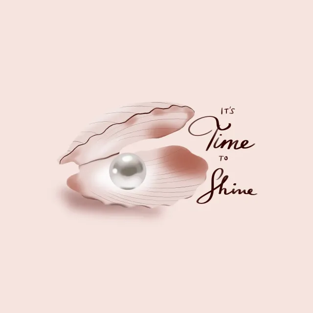 Kissen Time to Shine Muschel Sand