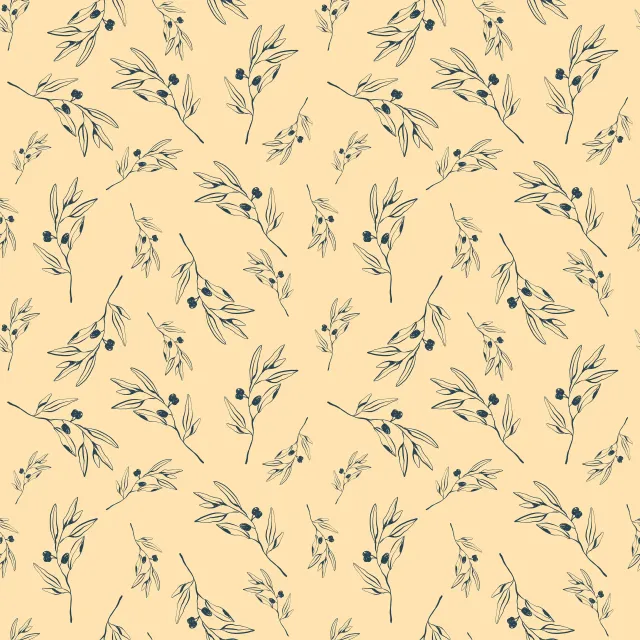 Bettwäsche Santorini Olive Pattern