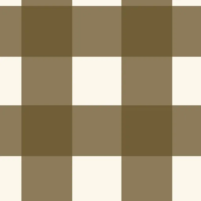 Dekovorhang Olive Gingham