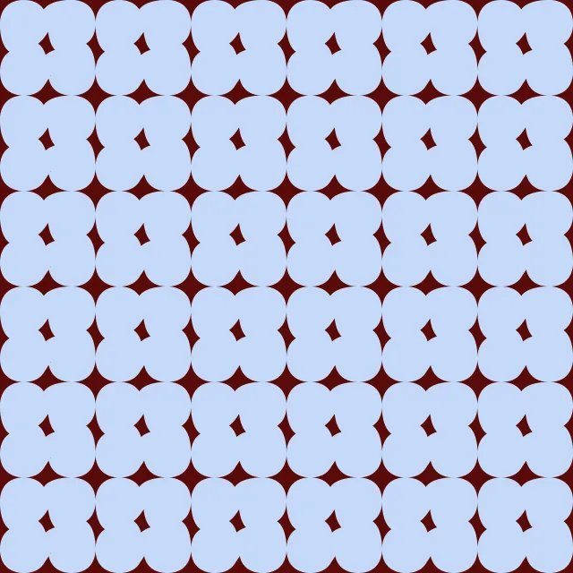 Tischdecke Bold Curvy Dots blue brown