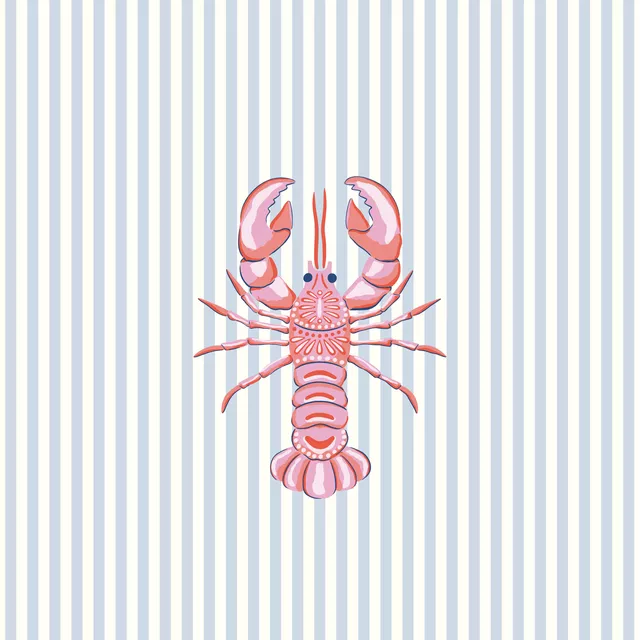 Bodenkissen pink lobster