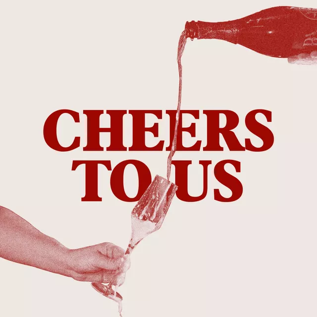 Geschirrtuch Cheers To Us Champagner