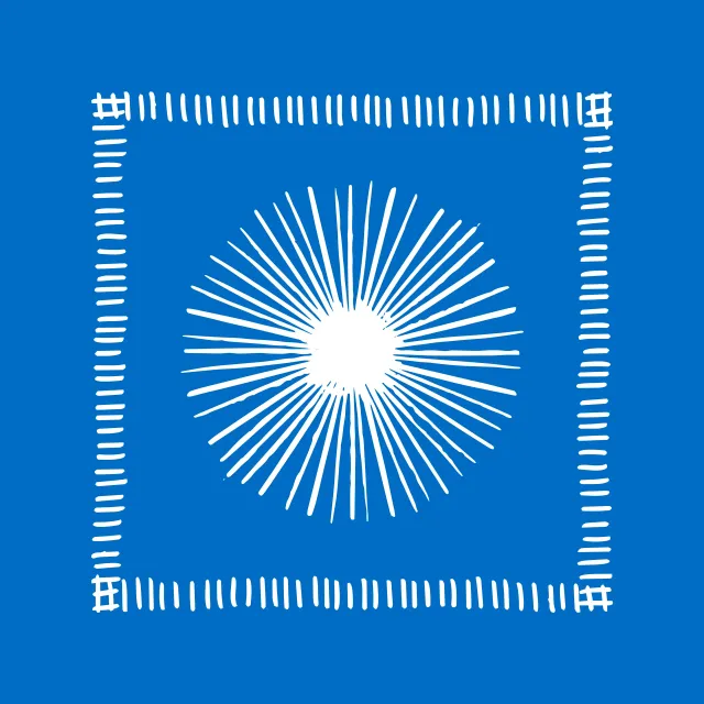 Sitzkissen Azulejo Cascais Blue